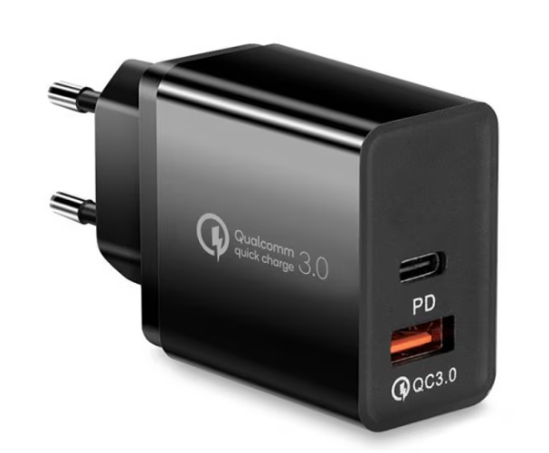 Incarcator de retea Type C si USB PD 36W QuickCharge 3.0